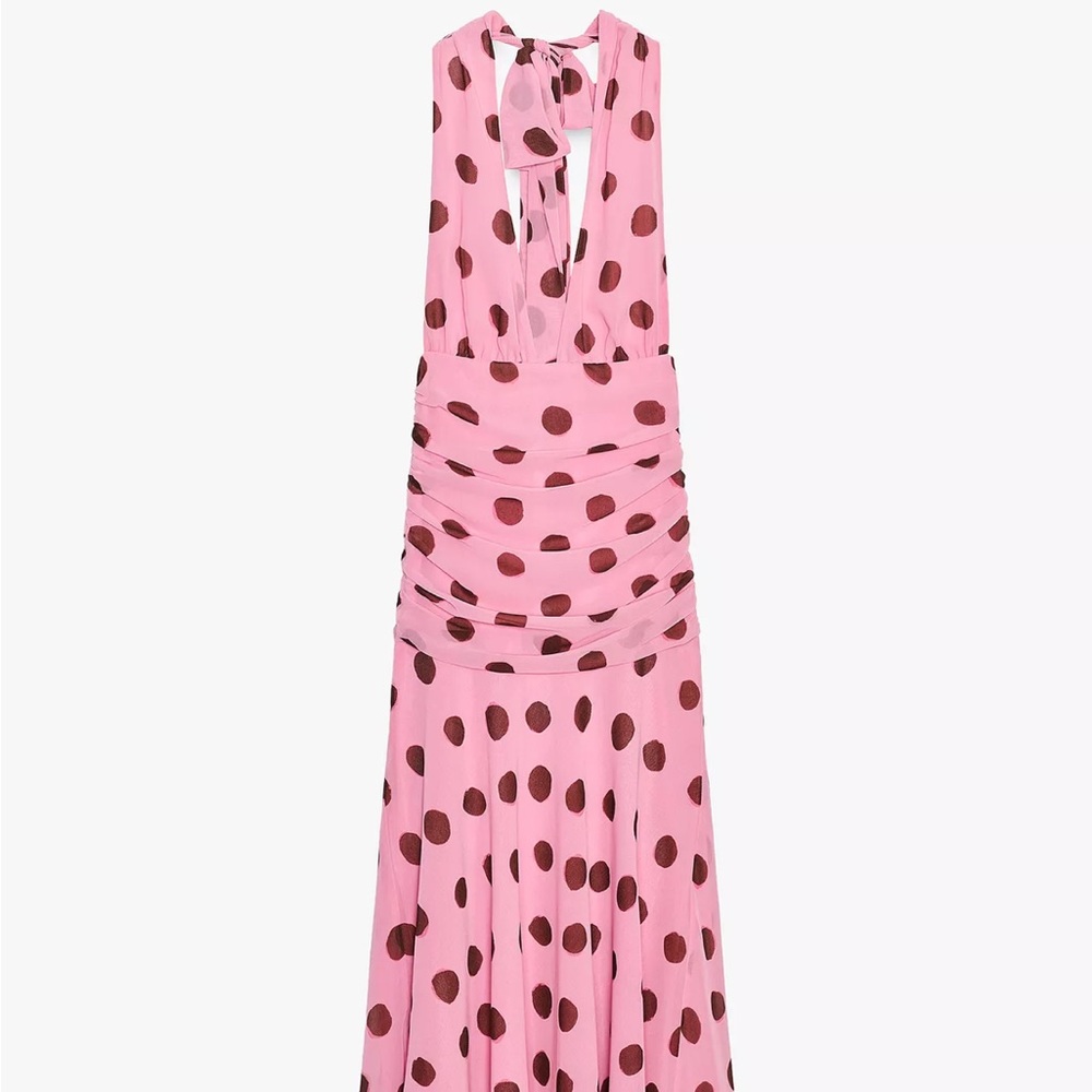 ZARA POLKA DOT MAXI DRESS
